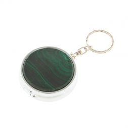 Пепельница карманная камень малахит 5х5,5х2 см