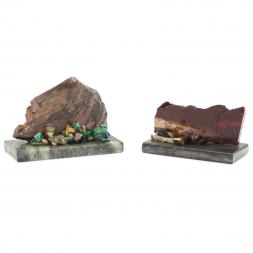 Настольный сувенир "Скала" камень яшма