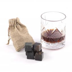 Камни для охлаждения виски комплект 6 кубиков офиокальцит