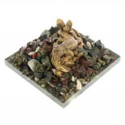 Сувенир "Ящерица" змеевик