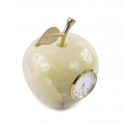 Настольные часы «Яблоко» из оникса 7×7х9 см (3)