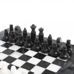 Шахматы "Сувенирные" доска 20х20 см мрамор