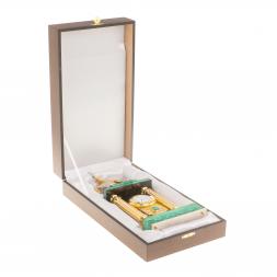 Часы из малахита "Салават Юлаев" Златоуст