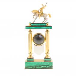 Часы из малахита "Салават Юлаев" Златоуст