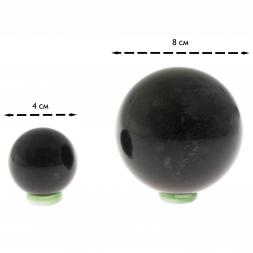 Подставка под шар зеленый агат 2,2-2,5 см