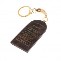 Брелок из обсидиана знак зодиака "Овен"