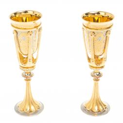 Набор фужеров "Царские" Златоуст