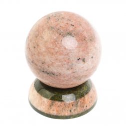 Шар "Антистресс" из розового мрамора 9,5 см