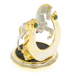 Сувенир "Подкова на удачу" нефрит Златоуст