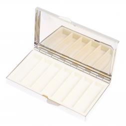 Таблетница на 7 отделений камень афганский лазурит цвет серебро