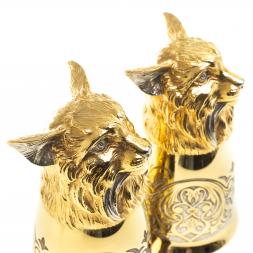 Стопки перевертыши "Рысь" 70 мл 2 шт Златоуст