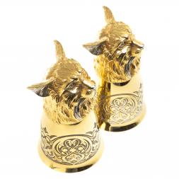 Стопки перевертыши "Рысь" 70 мл 2 шт Златоуст